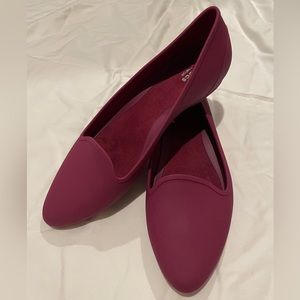 Crocs Eve Flat Pointed Loafer Purple Berry Shoe Women's Size 10